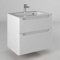 Тумба с раковиной BRIZ Эстель 100 подвесная + Прато / 221 03-18100-16 00 БЕЛ — 1