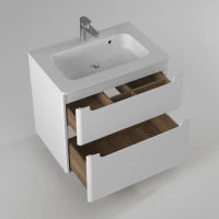Тумба с раковиной BRIZ Эстель 100 подвесная + Прато / 221 03-18100-16 00 БЕЛ — 2