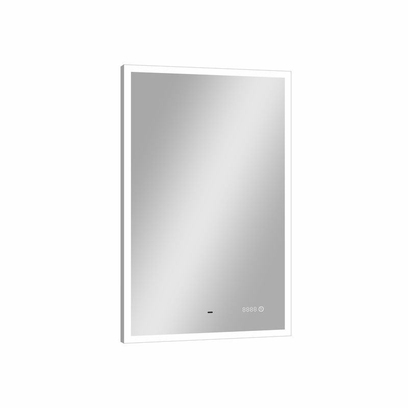 Зеркало BRIZ Элен классик 50×80 с подсветкой, подогревом, часами / 227 01-42050-00 00