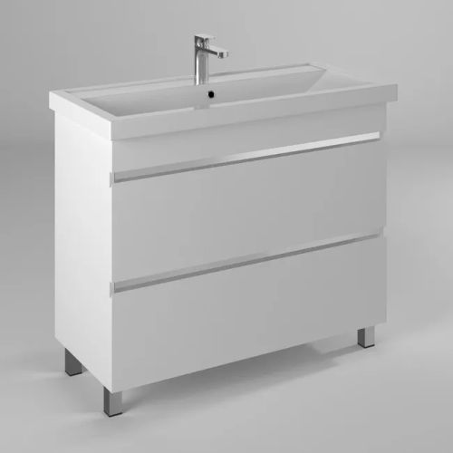 Тумба с раковиной BRIZ Элен классик 100 + Фостер / 227 03-08100-06 00 БЕЛ