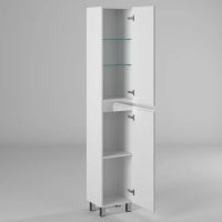 Шкаф-пенал для ванной BRIZ Элен классик 35 левый / 227 04-00035-00 01 БЕЛ — 2