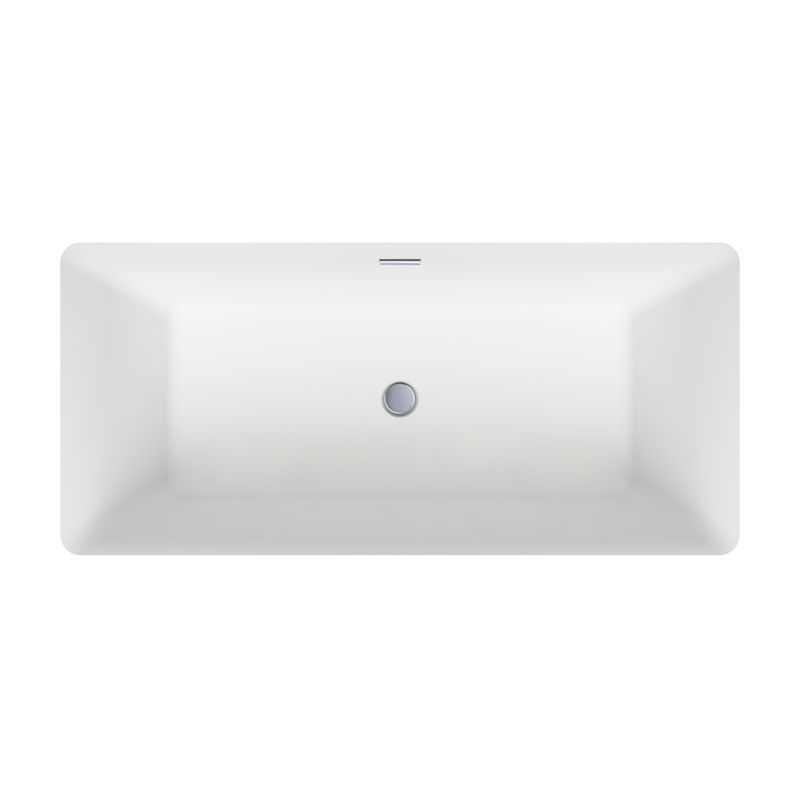 Акриловая ванна Wellsee Pure BY Wellsee 230702001 166×77 см цвет матовый белый отдельностоящая