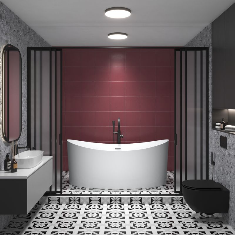 Акриловая ванна Wellsee Cerulean 231001002 174×80 см цвет белый глянец отдельностоящая