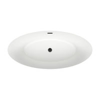 Акриловая ванна Wellsee Cerulean 231001003 174×80 см цвет белый глянец отдельностоящая — 4