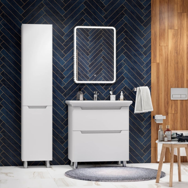 Зеркало BRIZ Альби 70*80 с подсветкой, подогревом