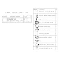 Зеркало BRIZ Альби 100×70 с подсветкой и подогревом / 235 01-45100-00 00 — 4