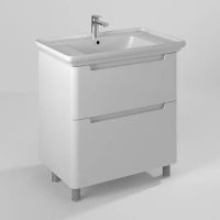 Тумба с раковиной BRIZ Альби 85 + Дуглас / 235 03-08085-14 00 БЕЛ — 1