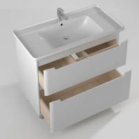 Тумба с раковиной BRIZ Альби 105 + Дуглас / 235 03-08105-14 00 БЕЛ — 2