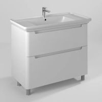 Тумба с раковиной BRIZ Альби 105 + Дуглас / 235 03-08105-14 00 БЕЛ — 1