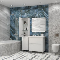 Шкаф-пенал для ванной BRIZ Альби 40 с б/к правый / 235 04-00к40-00 02 БЕЛ — 4