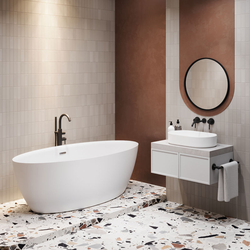 Акриловая ванна Wellsee Grand Pri× 235601003 186×88,5 см цвет белый глянец отдельностоящая