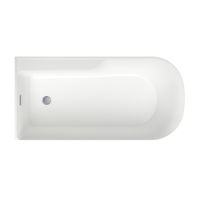 Акриловая ванна Wellsee Camellia 20 236201001 167×82 см (левая) цвет белый глянец отдельностоящая — 4