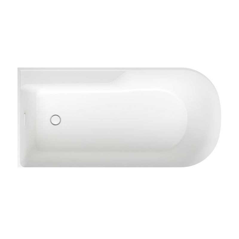 Акриловая ванна Wellsee Camellia 20 236201002 167×82 см (левая) цвет белый глянец отдельностоящая