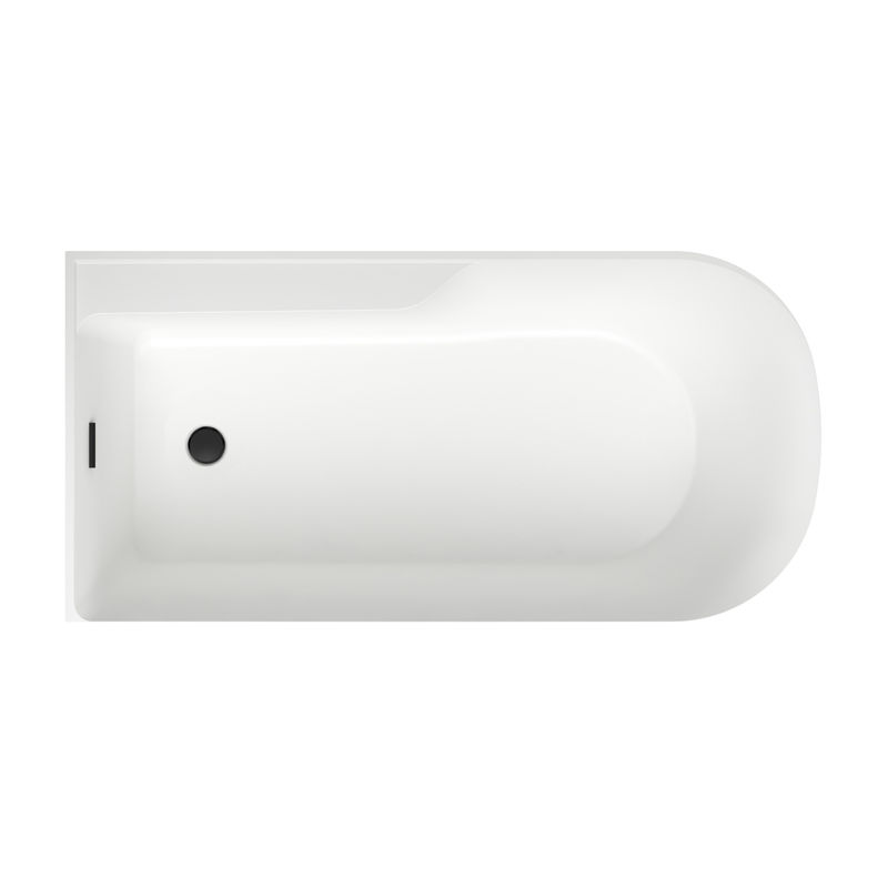 Акриловая ванна Wellsee Camellia 20 236201003 167×82 см (левая) цвет белый глянец отдельностоящая