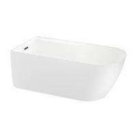 Акриловая ванна Wellsee Camellia 20 236201003 167×82 см (левая) цвет белый глянец отдельностоящая — 1
