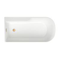 Акриловая ванна Wellsee Camellia 20 236201004 167×82 см (левая) цвет белый глянец отдельностоящая — 4