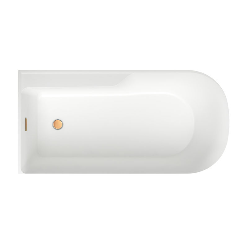 Акриловая ванна Wellsee Camellia 20 236201004 167×82 см (левая) цвет белый глянец отдельностоящая