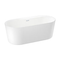 Акриловая ванна Wellsee Vanille Joie 236501001 179,5×84,5 см цвет белый глянец отдельностоящая — 2