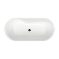 Акриловая ванна Wellsee Vanille Joie 236501003 179,5×84,5 см цвет белый глянец отдельностоящая — 4