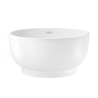 Акриловая ванна Wellsee Crêpe de France 236701001 130×130 см цвет белый глянец отдельностоящая — 1