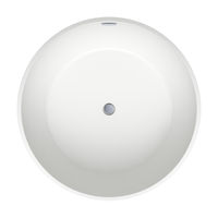 Акриловая ванна Wellsee Crêpe de France 236701001 130×130 см цвет белый глянец отдельностоящая — 3