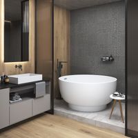 Акриловая ванна Wellsee Crêpe de France 236701002 130×130 см цвет белый глянец отдельностоящая — 4