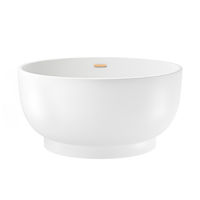 Акриловая ванна Wellsee Crêpe de France 236701004 130×130 см цвет белый глянец отдельностоящая — 1