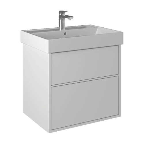 Тумба с раковиной BRIZ Монца 65 + Вилис / 237 03-18060-17 00 БЕЛ