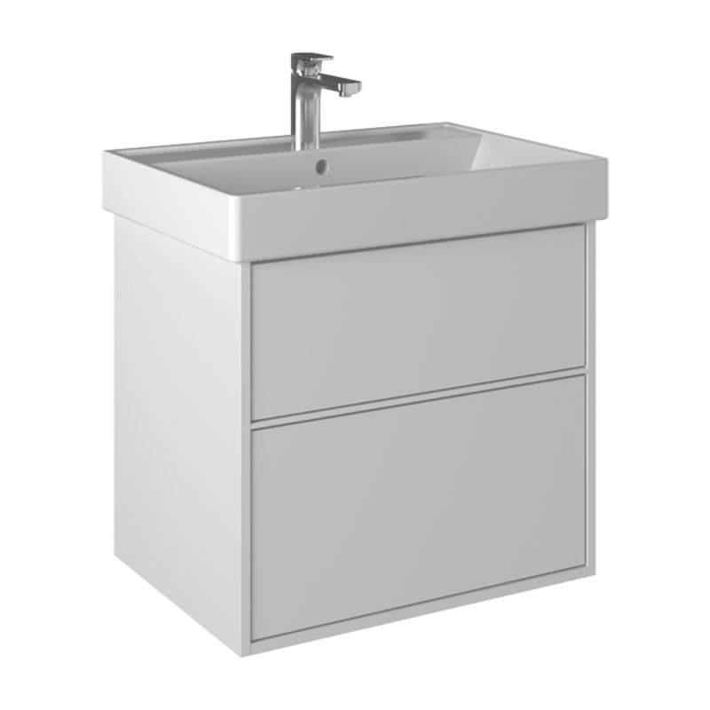 Тумба с раковиной BRIZ Монца 65 + Вилис / 237 03-18060-17 00 БЕЛ