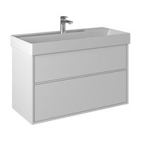 Тумба с раковиной BRIZ Монца 100 + Вилис / 237 03-18100-17 00 БЕЛ — 1