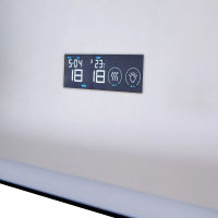 Зеркало BRIZ Берн 60×80 с подсветкой, подогревом и часами / 238 01-47060-00 00 — 2