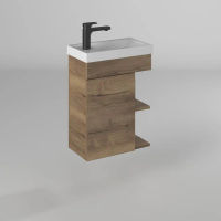 Тумба с раковиной BRIZ Берн 45 + Фостер / 238 03-18045-06 00 ВЕЛ дуб веллингтон табак — 1