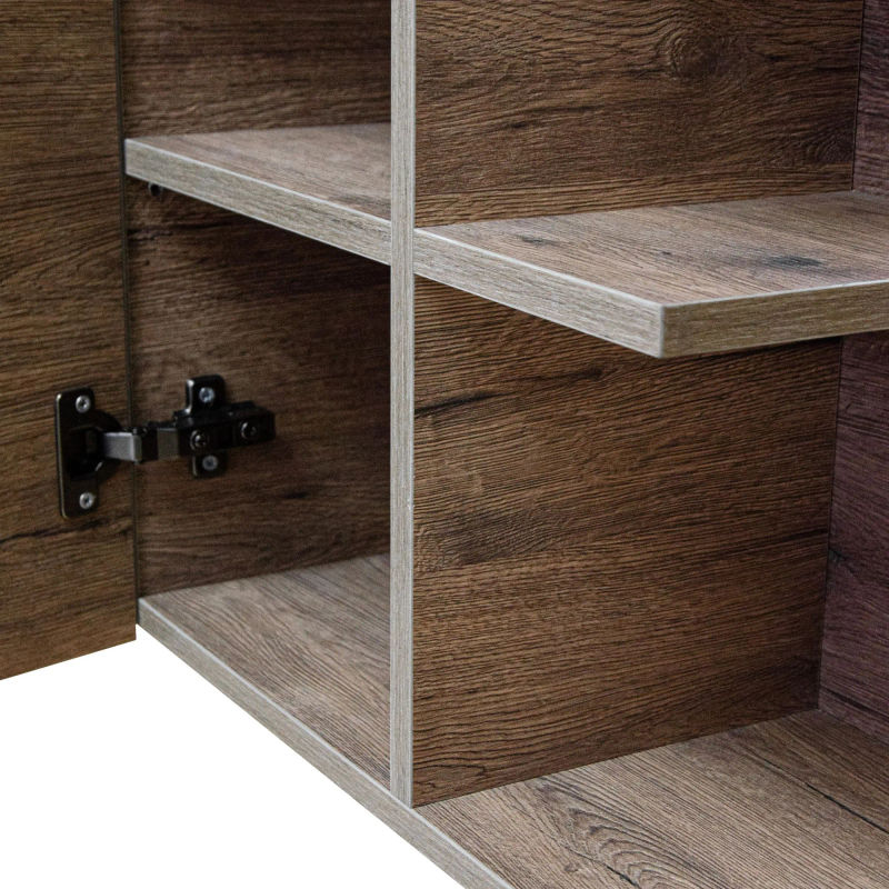 Тумба с раковиной BRIZ Берн 45 + Фостер / 238 03-18045-06 00 ВЕЛ дуб веллингтон табак