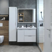 Шкаф-пенал для ванной BRIZ Вена 35 универсальный / 239 04-00035-00 00 БЕЛ — 4