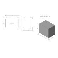 Тумба с раковиной BRIZ Прато 70 + Прато / 240 03-18070-16 00 БЕЛ — 7