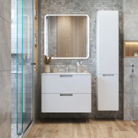 Тумба с раковиной BRIZ Прато 70 + Прато / 240 03-18070-16 00 БЕЛ — 5