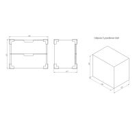 Тумба с раковиной BRIZ Прато 80 + Прато / 240 03-18080-16 00 БЕЛ — 8