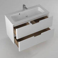 Тумба с раковиной BRIZ Прато 100 + Прато / 240 03-18100-16 00 БЕЛ — 2