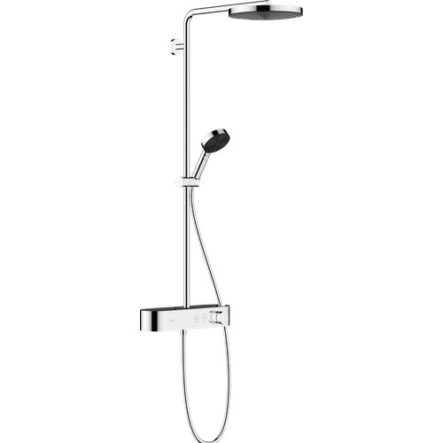 Душевая система Hansgrohe Pulsify Showerpipe 260 1jet 24220000 хром с термостатом