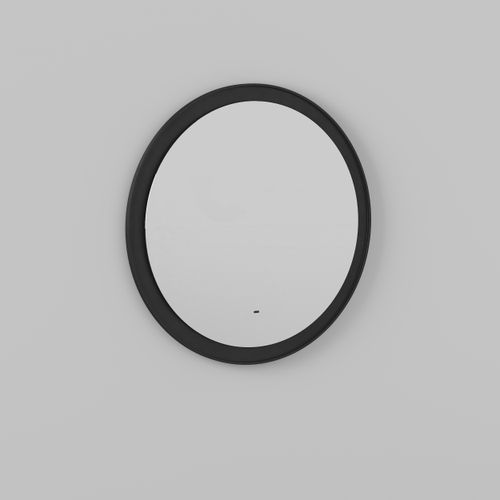 Зеркало BRIZ Тесо 100 с подсветкой холодным светом и подогревом / 243 01-48100-00 00 (черный )