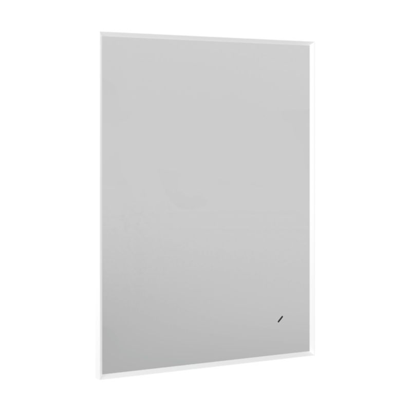 Зеркало BRIZ Кватро 60×80 с подсветкой ореол и подогревом / 243 01-52060-00 00 (белый матовый)