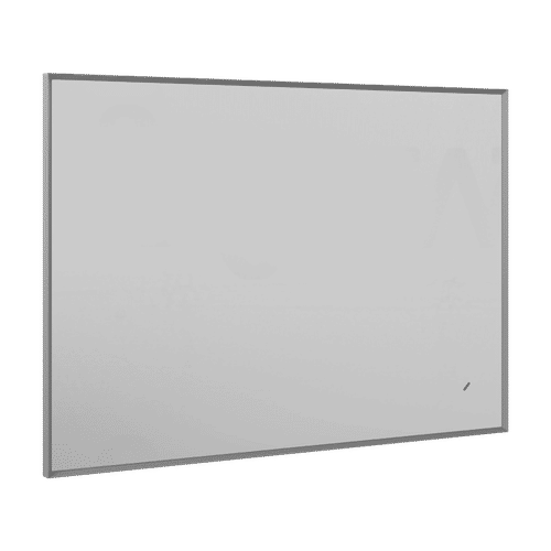 Зеркало BRIZ Кодэ 60×80 с подсветкой ореол и подогревом / 243 01-54060-00 00 (темно-серый матовый)