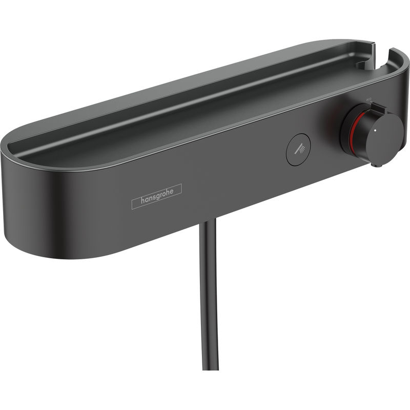 Смесиетль для душа Hansgrohe ShowerTablete 400 24360670 матовый черный