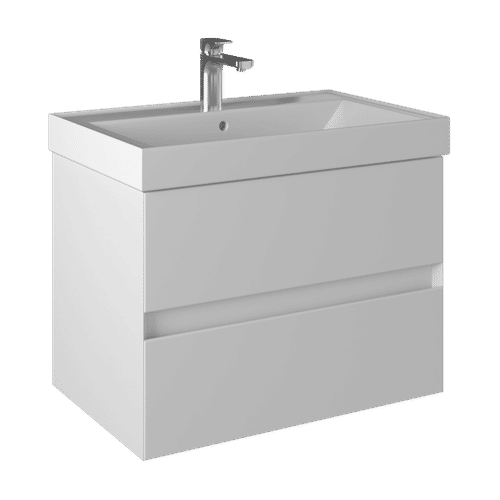 Тумба с раковиной BRIZ Импрэс 80 + Грэмми / 245 03-18080-19 00 БЕЛ