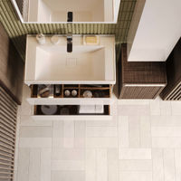 Тумба с раковиной BRIZ Импрэс 80 + Грэмми / 245 03-18080-19 00 БЕЛ — 9