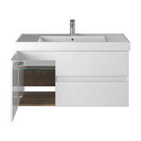 Тумба с раковиной BRIZ Импрэс 100 + Грэмми / 245 03-20100-19 00 БЕЛ — 3