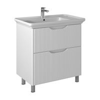 Тумба с раковиной BRIZ Монблан 85 + Дуглас / 247 03-08085-14 00 БЕЛ — 1