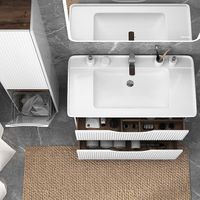 Тумба с раковиной BRIZ Монблан 85 + Дуглас / 247 03-08085-14 00 БЕЛ — 5