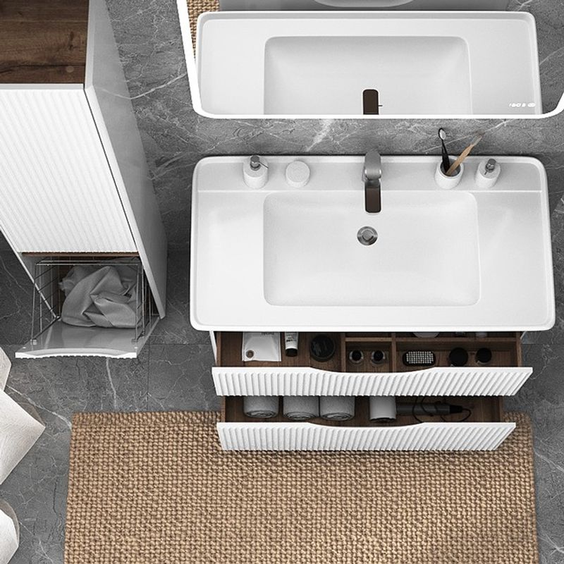 Тумба с раковиной BRIZ Монблан 85 + Дуглас / 247 03-08085-14 00 БЕЛ