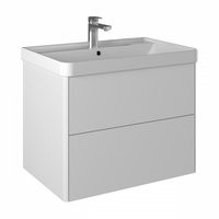 Тумба с раковиной BRIZ Сенсе 70 подвесная + Beauty clik-clak / 248 03-18070-20 00 БЕЛ — 1